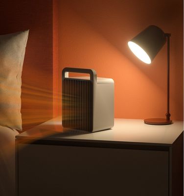 Espacio de escritorio calefactor eléctrico ventilador controlado por la aplicación calefactor de hogar portátil PTC para invierno