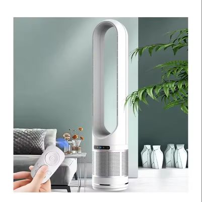 Impresión de pantalla de seda Purificador de aire de 50 pulgadas Refrigeración Ventilador eléctrico sin cuchillas con control remoto