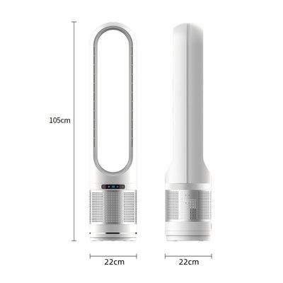 Impresión de pantalla de seda Purificador de aire de 50 pulgadas Refrigeración Ventilador eléctrico sin cuchillas con control remoto
