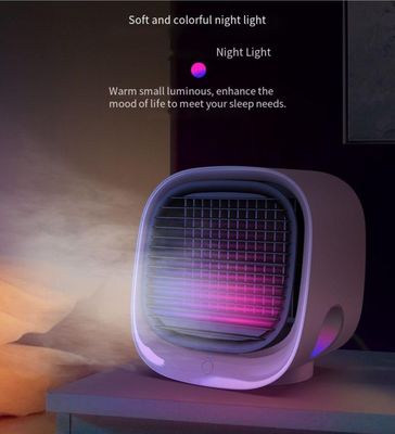 Mini Home Desktop Air Cooler con ventilador de enfriamiento por agua y portátil