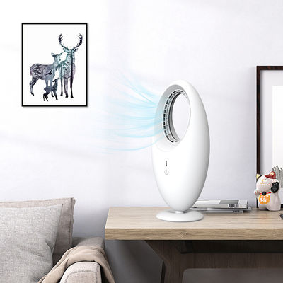 Ventilador de escritorio eléctrico portátil Mini USB recargable Ventilador de mesa sin cuchillas ABS Ventilador de torre de PC
