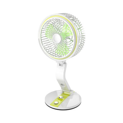 Protable Mini Pequeño Popular Recargable Ventilador de mano con luz LED y velocidad ajustable