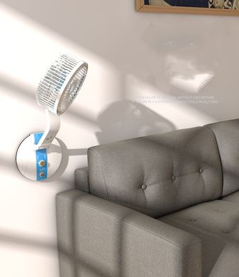 Protable Mini Pequeño Popular Recargable Ventilador de mano con luz LED y velocidad ajustable