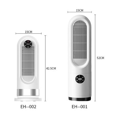 Hotel portátil 52 * 15 CM Digital eléctrico PTC cerámica torre ventilador calefactor de espacio