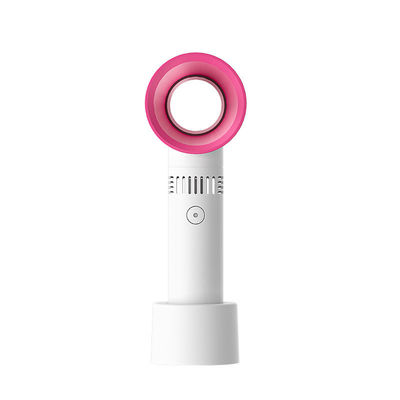 Aire de refrigeración Mini ventilador portátil sin cuchilla con tiempo de carga recargable USB 2-3 horas