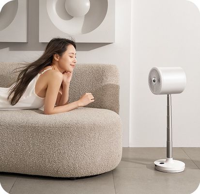 Ventilador de suelo USB portátil con cabeza de sacudida para refrigeración de aire versátil en el hogar y al aire libre