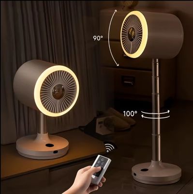 Fuente de alimentación usb Recargable Ventilador de piso con luz Ventilador de mesa portátil