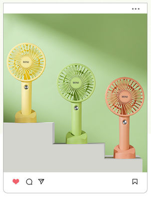 Popular Mini pequeño ventilador para el hogar y dormitorio de estudiantes USB de carga recargable