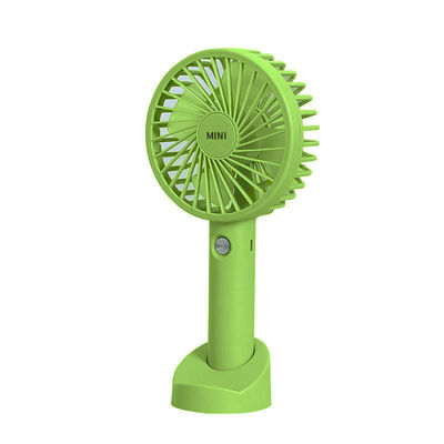 1200mAh USB Fan Mini Recargable Ventilador de mano con soporte de teléfono portátil y potente
