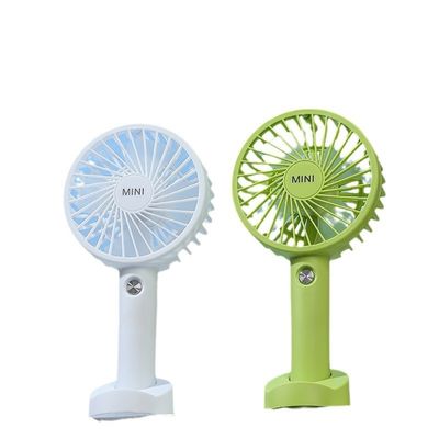 1200mAh USB Fan Mini Recargable Ventilador de mano con soporte de teléfono portátil y potente