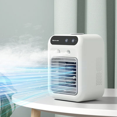 Mini ventilador de aire acondicionado de escritorio con refrigeración por agua y luz nocturna Peso neto 700g