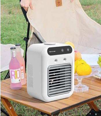 Fuente de alimentación USB 5V Mini aire acondicionado Refrigerador de aire por evaporación portátil para oficina de habitaciones