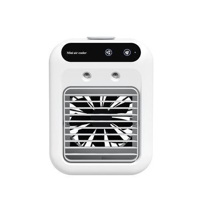Peso neto 700 g Ventilador portátil de refrigeración por aire de mesa con humidificador y fuente de alimentación USB 5V