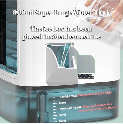 Mini ventilador de aire acondicionado para el hogar Ventilador eléctrico USB portátil 5V12W Peso neto 800g
