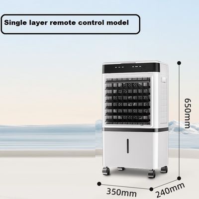Control digital portátil de 14L gran tanque de agua refrigerador de aire evaporativo para espacios interiores