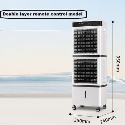 Control digital portátil de 14L gran tanque de agua refrigerador de aire evaporativo para espacios interiores