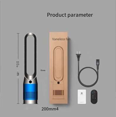 Ventilador de suelo inteligente 3 en 1 con funciones de refrigeración y calefacción y control remoto