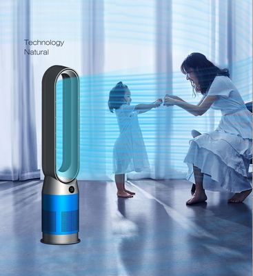 Ventilador de suelo inteligente 3 en 1 con funciones de refrigeración y calefacción y control remoto