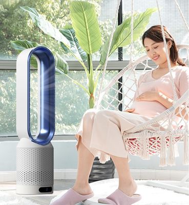 20 pulgadas ventilador de circulación de aire sin cuchillas 2 horas temporizador sin control remoto de altura ajustable