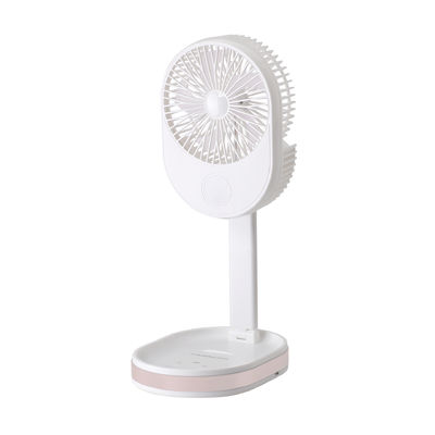 Logotipo personalizado pequeño ventilador plegable portátil para la carga de escritorio en el exterior