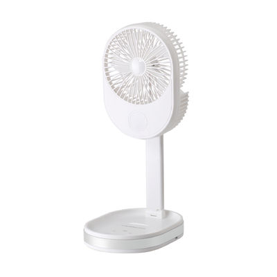 Capacidad de batería de 1500mAh Ventilador portátil de escritorio para el hogar Ventilador plegable de campamento