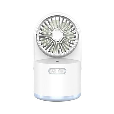 Ventilador de niebla de mesa con USB Mini Ventilador y rociador de humidificación doméstica Tiempo de carga 3.5H