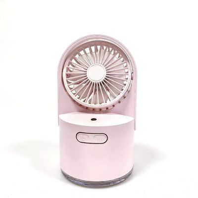 2 en 1 Mini ventilador humidificador Ventilador portátil con función Ventilador eléctrico USB recargable