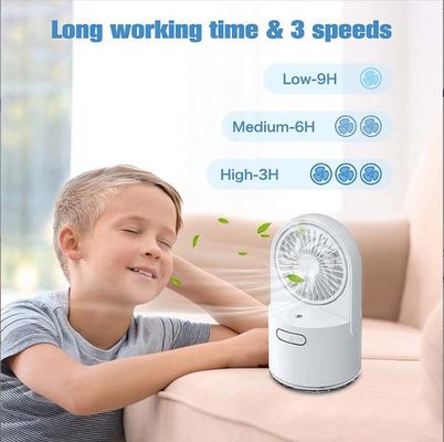 Ventilador de mesa recargable USB para el hogar de oficina Ventilador de escritorio plegable
