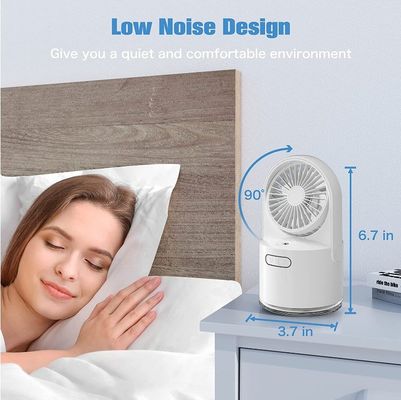 Ventilador de mesa recargable USB para el hogar de oficina Ventilador de escritorio plegable