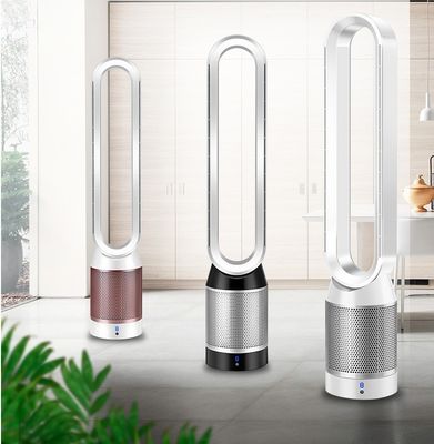 Ventilador de torre de enfriamiento sin cuchillas de 42 pulgadas con purificador de aire Hepa y control remoto inteligente 2024