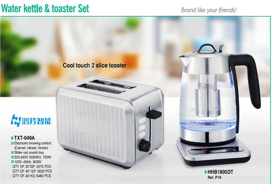 Tostadora de acero inoxidable controlada por aplicación sin cable de alimentación de cobre H03VV-F 3G X 0.75mm2 75cm