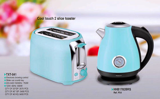Tostadora de acero inoxidable controlada por aplicación sin cable de alimentación de cobre H03VV-F 3G X 0.75mm2 75cm