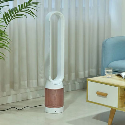 Ventilador de refrigeración de aire eléctrico de pie Gran ventilador vertical sin cuchillas Diseño de pie 4,5 kg