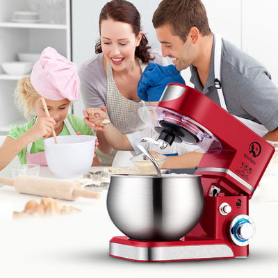 Mezclador multifuncional de cocina de 5L con ajuste de 6 velocidades y función de velocidad variable