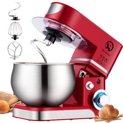 Mezclador multifuncional de cocina de 5L con ajuste de 6 velocidades y función de velocidad variable