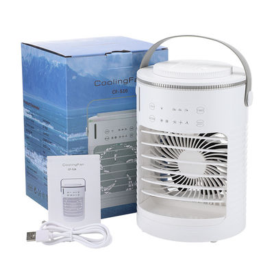 Inglés Lenguaje de operación Ventiladores de mesa Mini aire acondicionado para enfriamiento de agua en verano