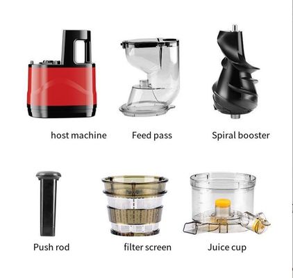 Zumo lento boca grande zumo eléctrico para el hogar zumo de verduras zumo de expresión multifuncional