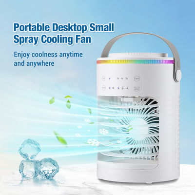 Fans de mesa de oficina para el hogar Mini aire acondicionado por vapor portátil con conexión USB