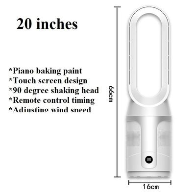 Hotel Cooler de aire personal con diseño sin cuchillas y dimensiones de 21,5 * 21,5 * 72cm