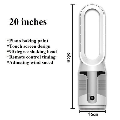 Hotel Cooler de aire personal con diseño sin cuchillas y dimensiones de 21,5 * 21,5 * 72cm