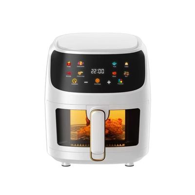 Cocinar sano y fácil con nuestra freidora eléctrica de aire multifunción de 6L / 8L de 1350W de potencia