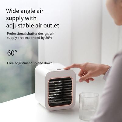 16*13*14.5cm 4000mAh Mini ventilador de aire acondicionado recargable ventilador de enfriamiento de escritorio portátil