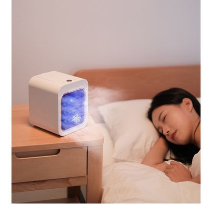 16*13*14.5cm 4000mAh Mini ventilador de aire acondicionado recargable ventilador de enfriamiento de escritorio portátil