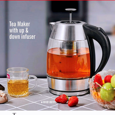 Cacerola de té eléctrica recubierta de vidrio de 50/60Hz para el hogar de la cocina