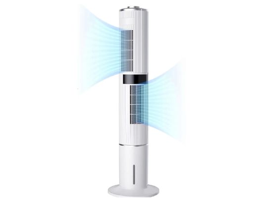 Aire acondicionado de agua móvil personal con control remoto y ventilador de pulverización de niebla sin hojas