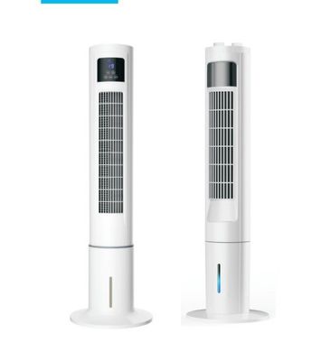Aire acondicionado de agua móvil personal con control remoto y ventilador de pulverización de niebla sin hojas