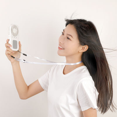 Ventilador portátil recargable USB de 2000 mAh para refrigeración de aire portátil y diseño portátil para el cuello