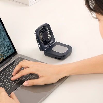 Ventilador portátil recargable USB de 2000 mAh para refrigeración de aire portátil y diseño portátil para el cuello