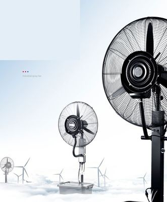 Potencia comercial 42L Atomización de agua Fener eléctrico de suelo de enfriamiento con control remoto