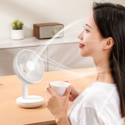 3600mAh USB Recargable Tres velocidades ventiladores de enfriamiento con luz nocturna portátil y silencioso